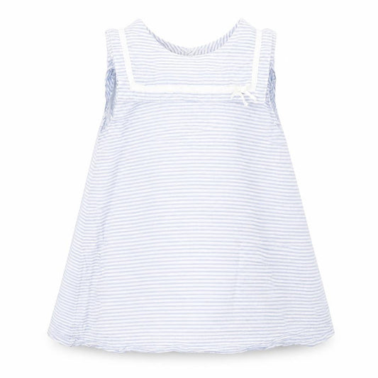 M&S Girls Multicoloured Striped  A-Line  Size 6-9 Months