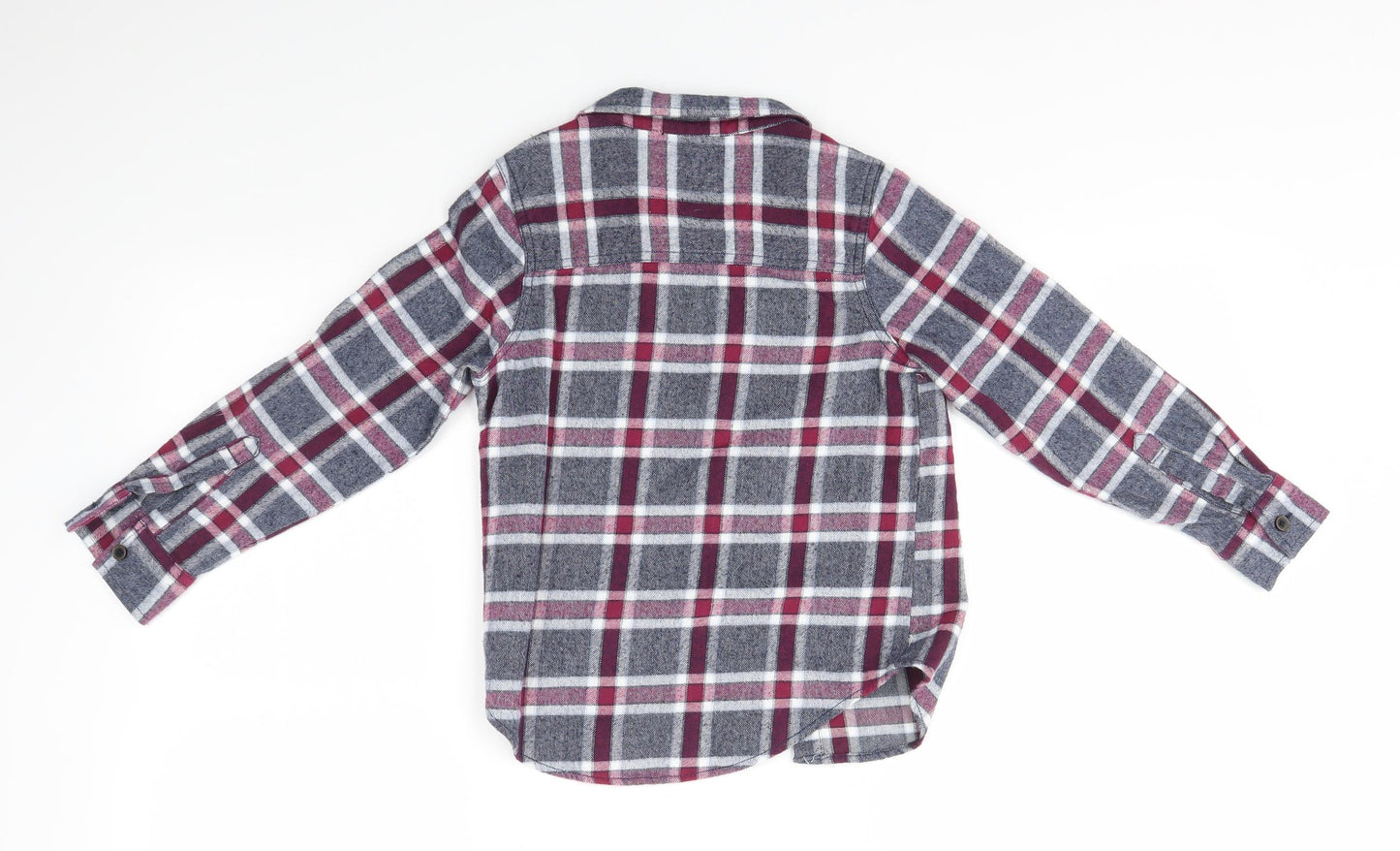 Matalan Boys Multicoloured Check  Basic Button-Up Size 7 Years