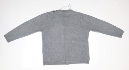 Womens UK Size XL ALEXARA Grey Pullover Jumper