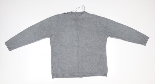 Womens UK Size XL ALEXARA Grey Pullover Jumper