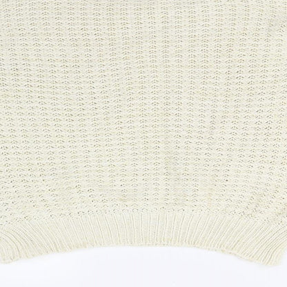 Womens UK Size 14 Papaya Beige Pullover Jumper