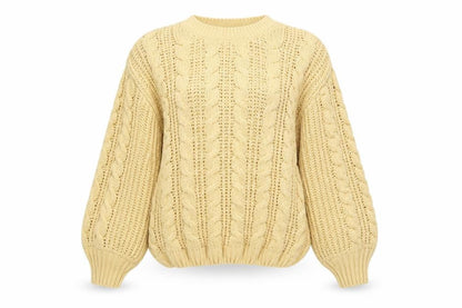Primark Womens Yellow  Knit Pullover Jumper Size 12