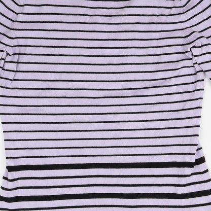 Womens UK Size 10 M&Co Purple Pullover Jumper