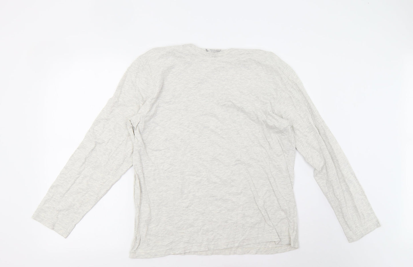 Womens UK Size M TU Grey Basic T-Shirt