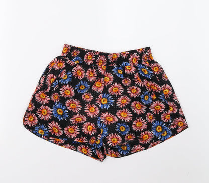 Hearts & Bows Womens Multicoloured Floral  Sweat Shorts Size 8