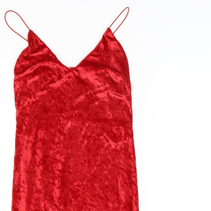 AX Paris Womens Red   Slip Dress  Size 10