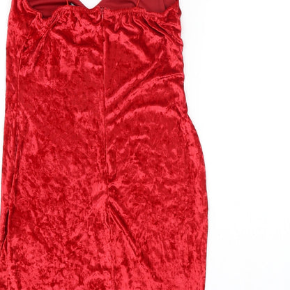 AX Paris Womens Red   Slip Dress  Size 10