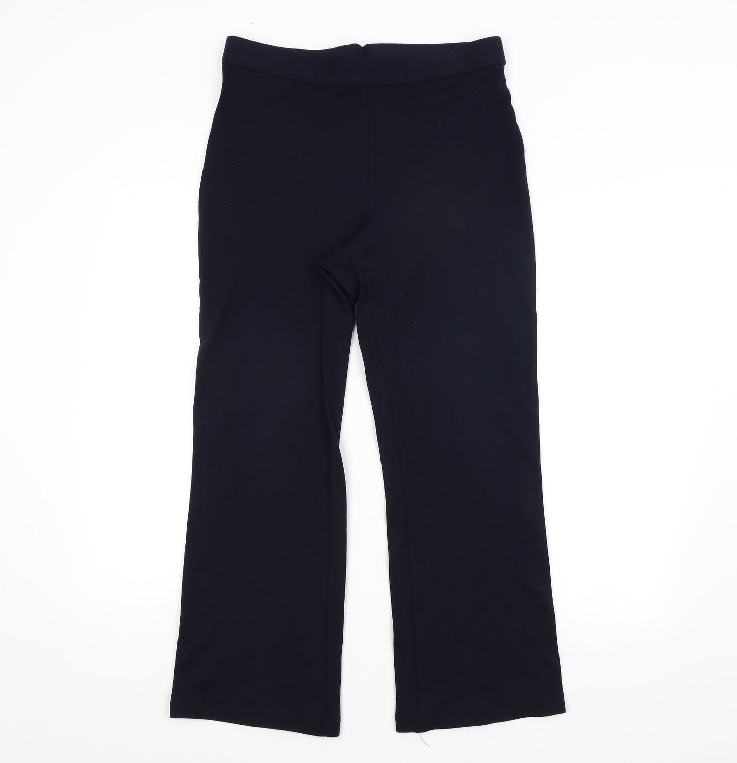 Womens UK Size 14 M&S Regular Fit  Blue Trousers
