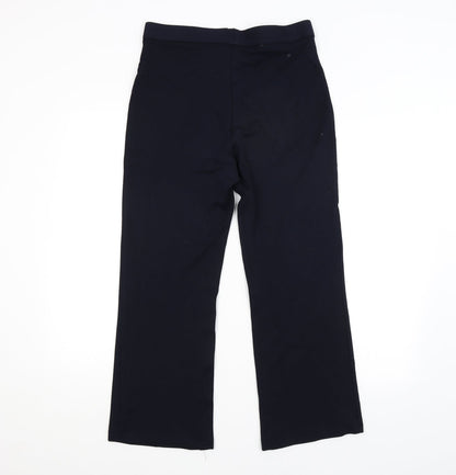 Womens UK Size 14 M&S Regular Fit  Blue Trousers