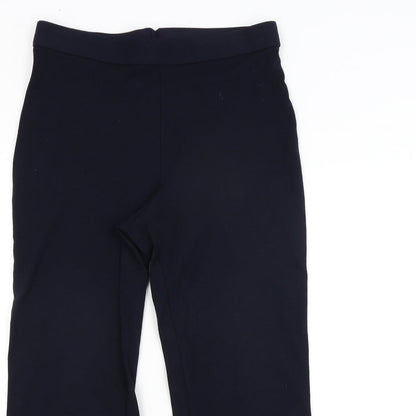 Womens UK Size 14 M&S Regular Fit  Blue Trousers