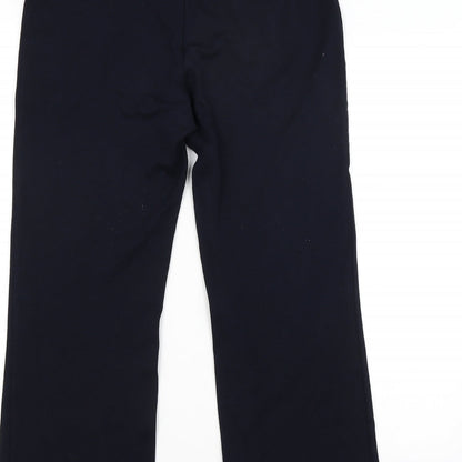 Womens UK Size 14 M&S Regular Fit  Blue Trousers