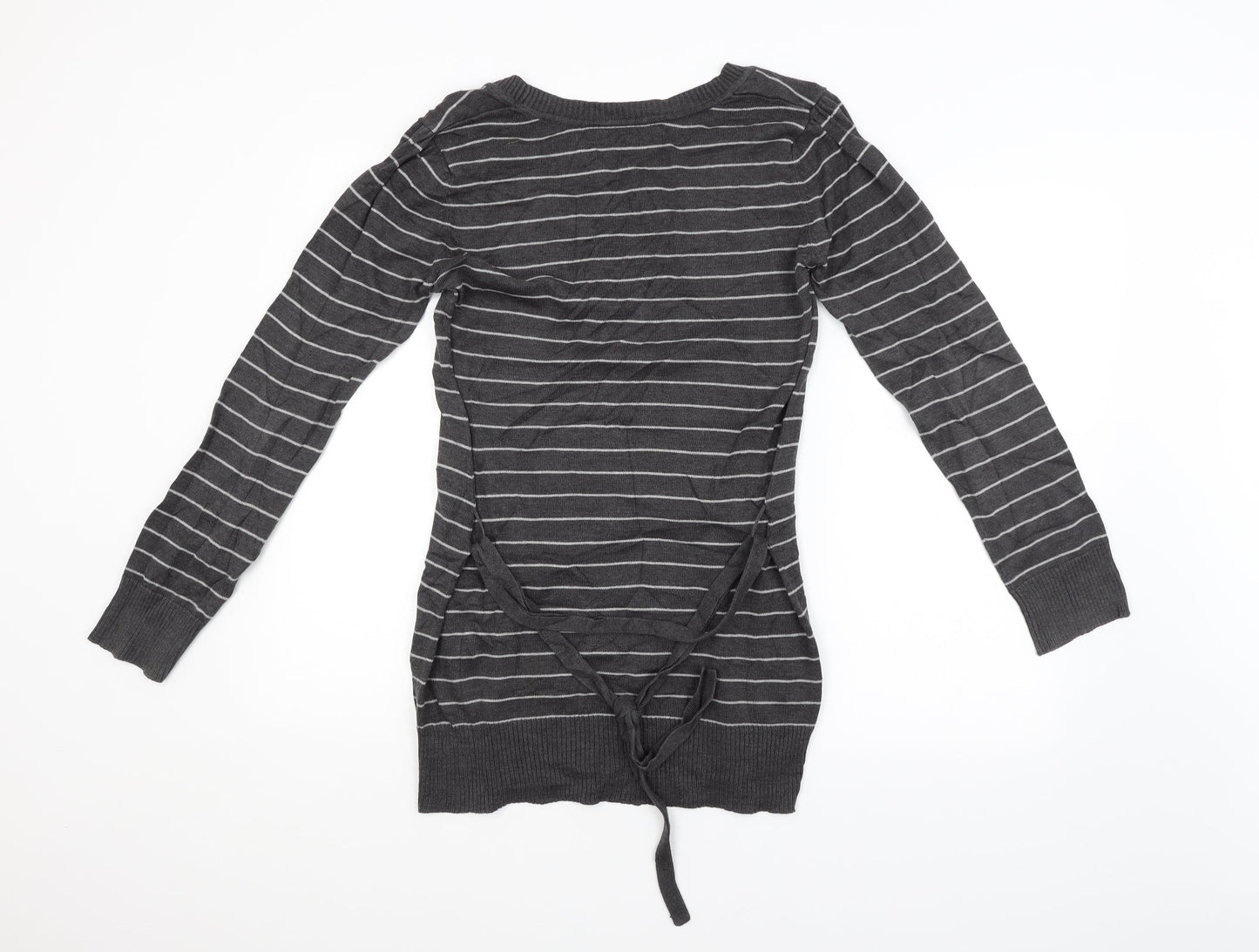 Womens UK Size  Preworn Grey Pullover Jumper
