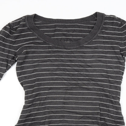 Womens UK Size  Preworn Grey Pullover Jumper