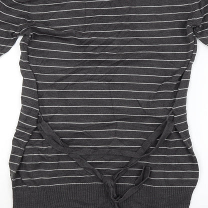 Womens UK Size  Preworn Grey Pullover Jumper