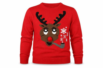 Cedarwood State Mens Red Pullover Jumper Size L