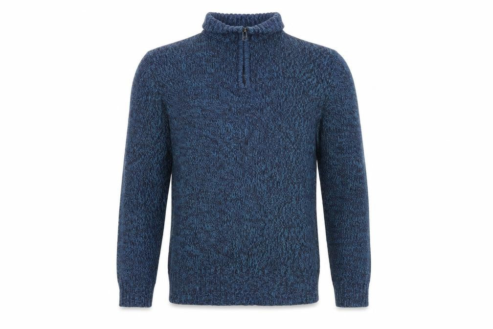 Atlantic Bay Mens Blue   Pullover Jumper Size M