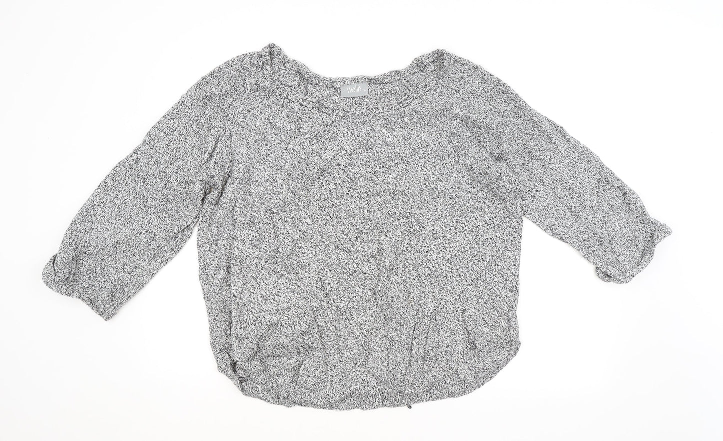 Womens UK Size M Wallis Grey Pullover Jumper