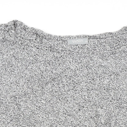 Womens UK Size M Wallis Grey Pullover Jumper