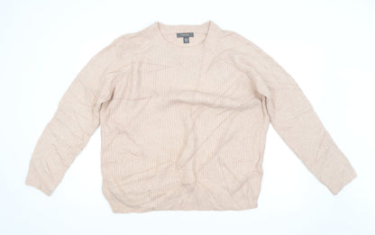 Primark Womens Pink Striped  Pullover Jumper Size 12