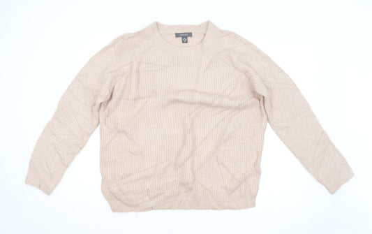 Primark Womens Pink Striped  Pullover Jumper Size 12