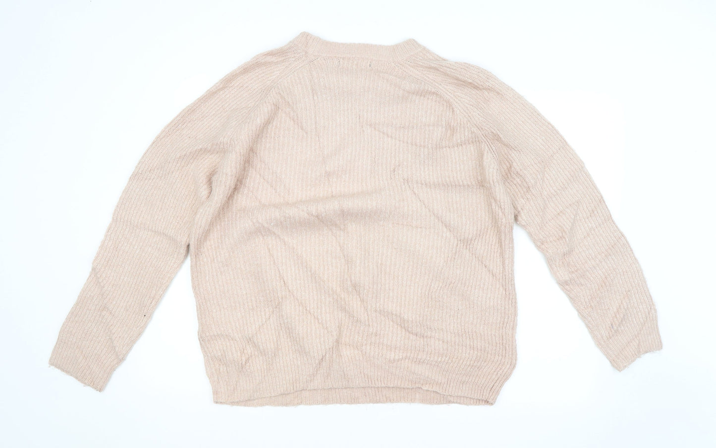 Primark Womens Pink Striped  Pullover Jumper Size 12