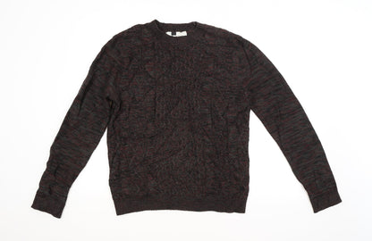 Topman Mens Multicoloured Argyle/Diamond  Pullover Jumper Size S