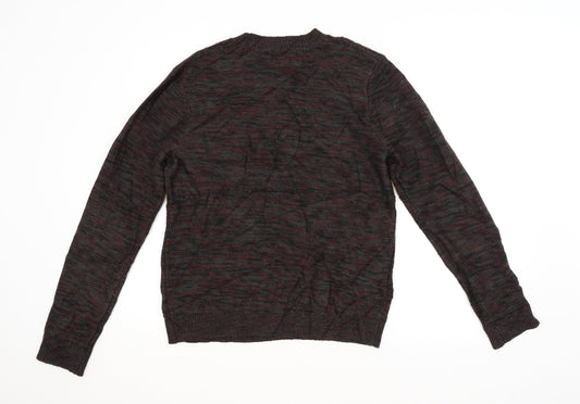 Topman Mens Multicoloured Argyle/Diamond  Pullover Jumper Size S