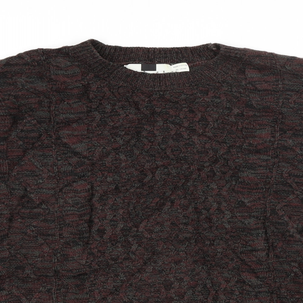 Topman Mens Multicoloured Argyle/Diamond  Pullover Jumper Size S