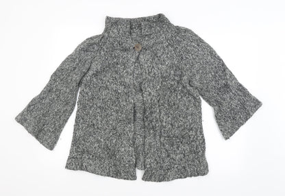 Womens UK Size 16 New Look Grey Cardigan Jumper
