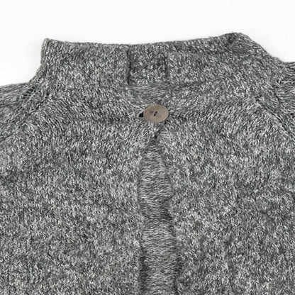 Womens UK Size 16 New Look Grey Cardigan Jumper