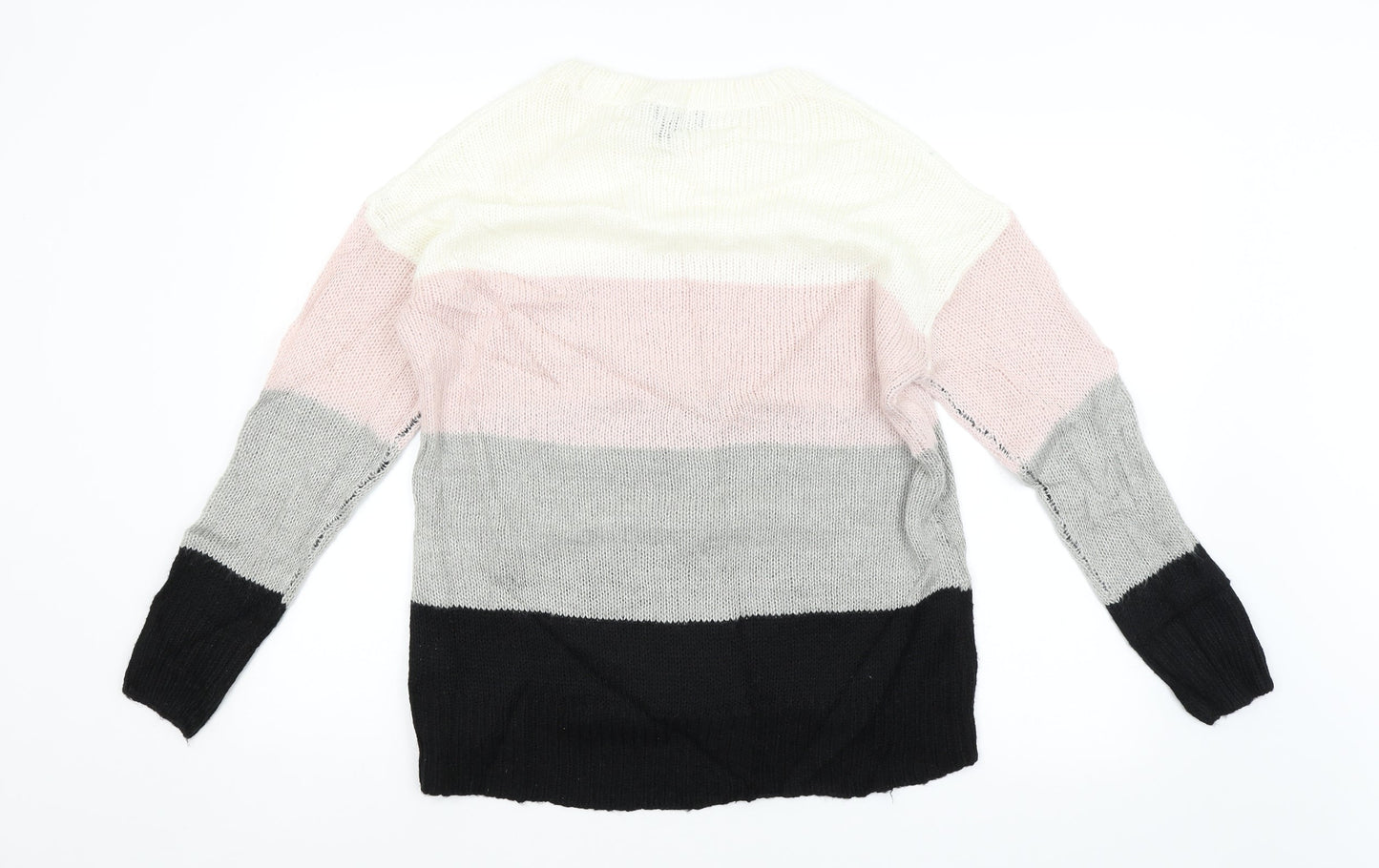 Womens UK Size S New Look Multicoloured Pullover Jumper