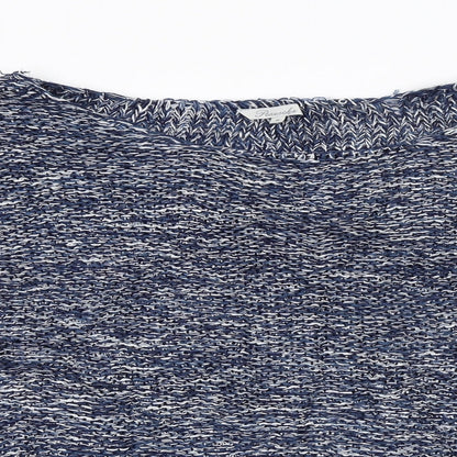 Womens UK Size M Peacocks Blue Pullover Jumper