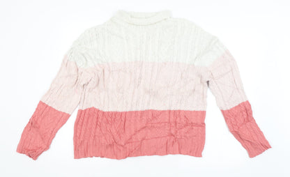 Womens UK Size M M&S Multicoloured Pullover Jumper