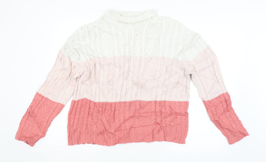 Womens UK Size M M&S Multicoloured Pullover Jumper