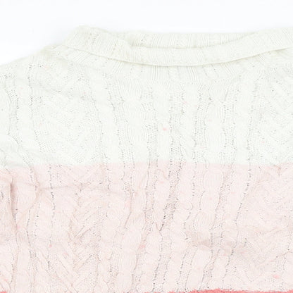 Womens UK Size M M&S Multicoloured Pullover Jumper