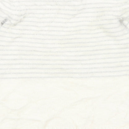 Primark Baby White Striped  Pullover Jumper Size 12-18 Months