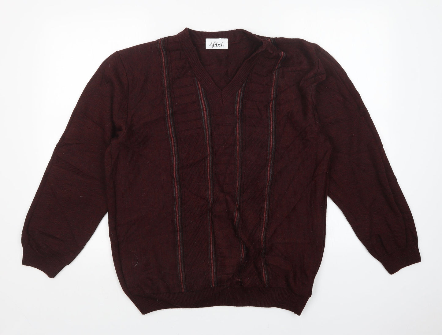 Womens UK Size 16 afibel Brown Pullover Jumper