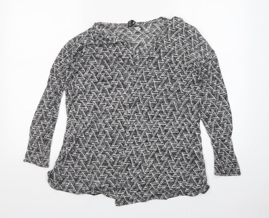 Womens UK Size M H&M Multicoloured Cardigan Jumper