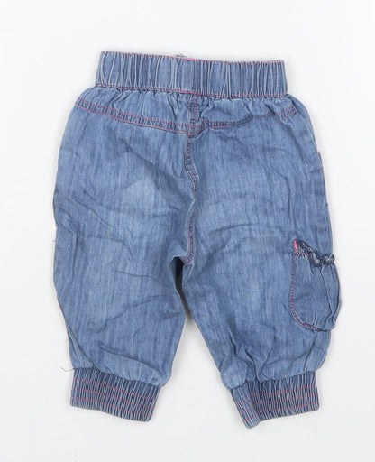 Babaluno Girls Blue    Jeans Size 3-6 Months