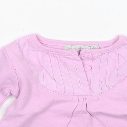 in extenoo Girls Pink   Basic T-Shirt Size 3-6 Months