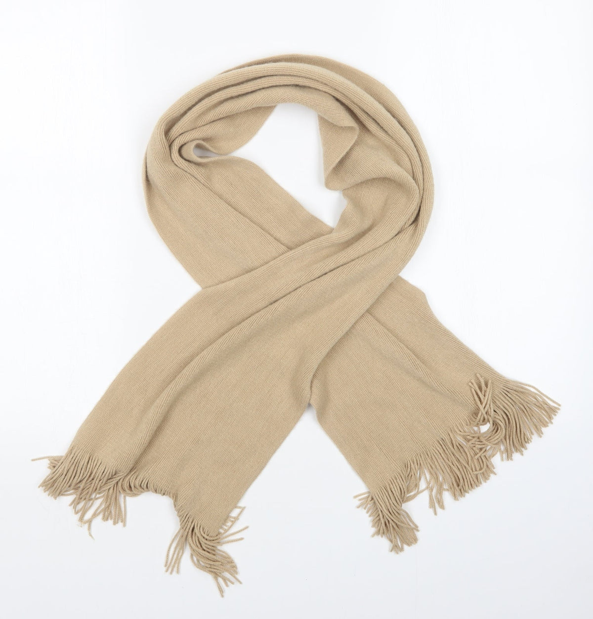 Preworn Unisex Beige    Scarf
