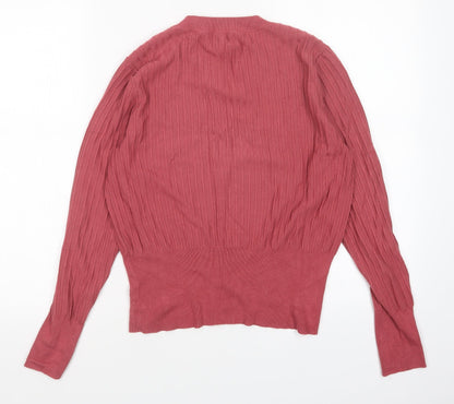 H&M Womens Pink   Pullover Jumper Size S