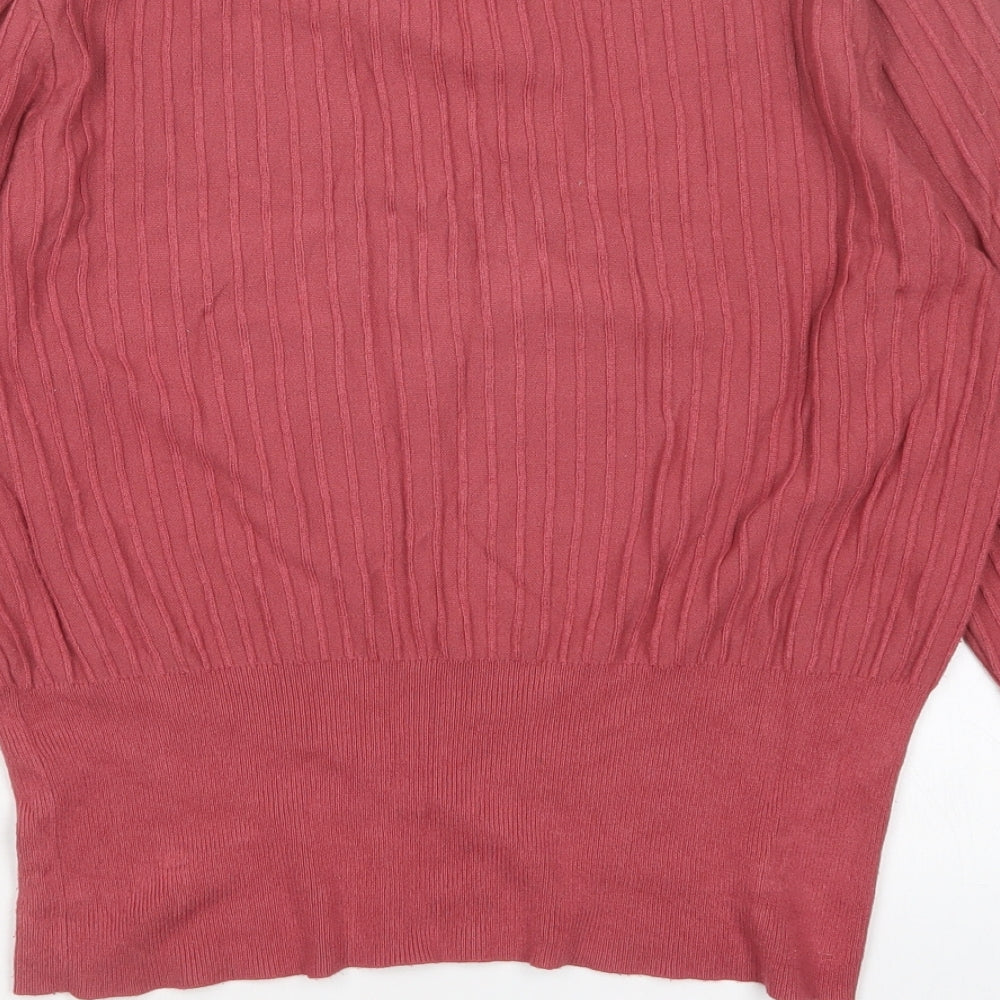 H&M Womens Pink   Pullover Jumper Size S