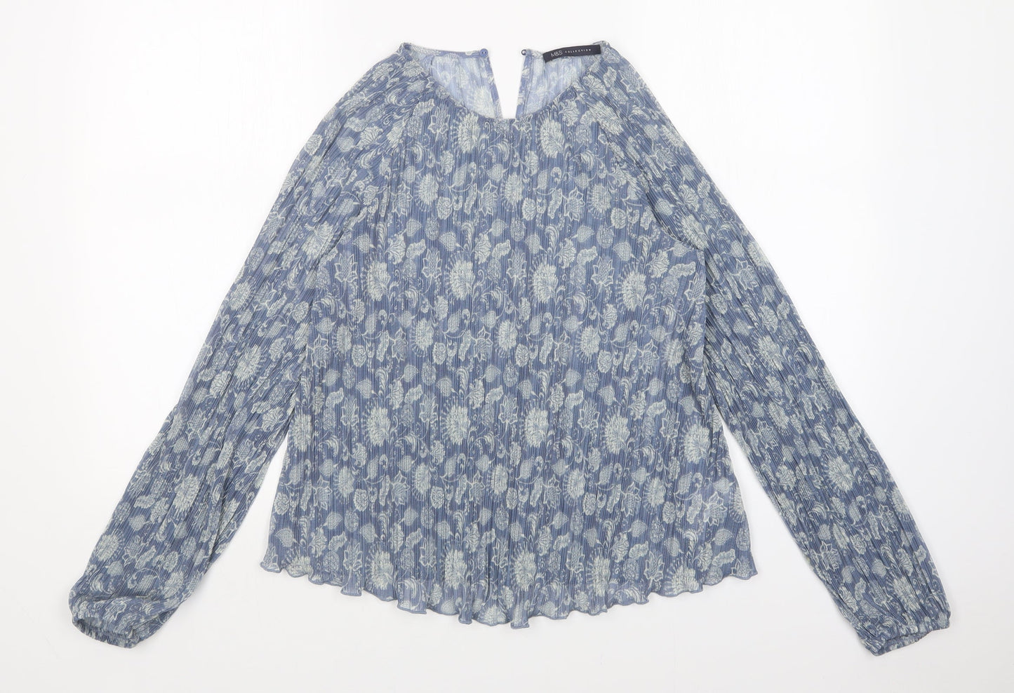 Womens UK Size 8 M&S Multicoloured Basic Blouse