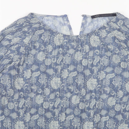 Womens UK Size 8 M&S Multicoloured Basic Blouse