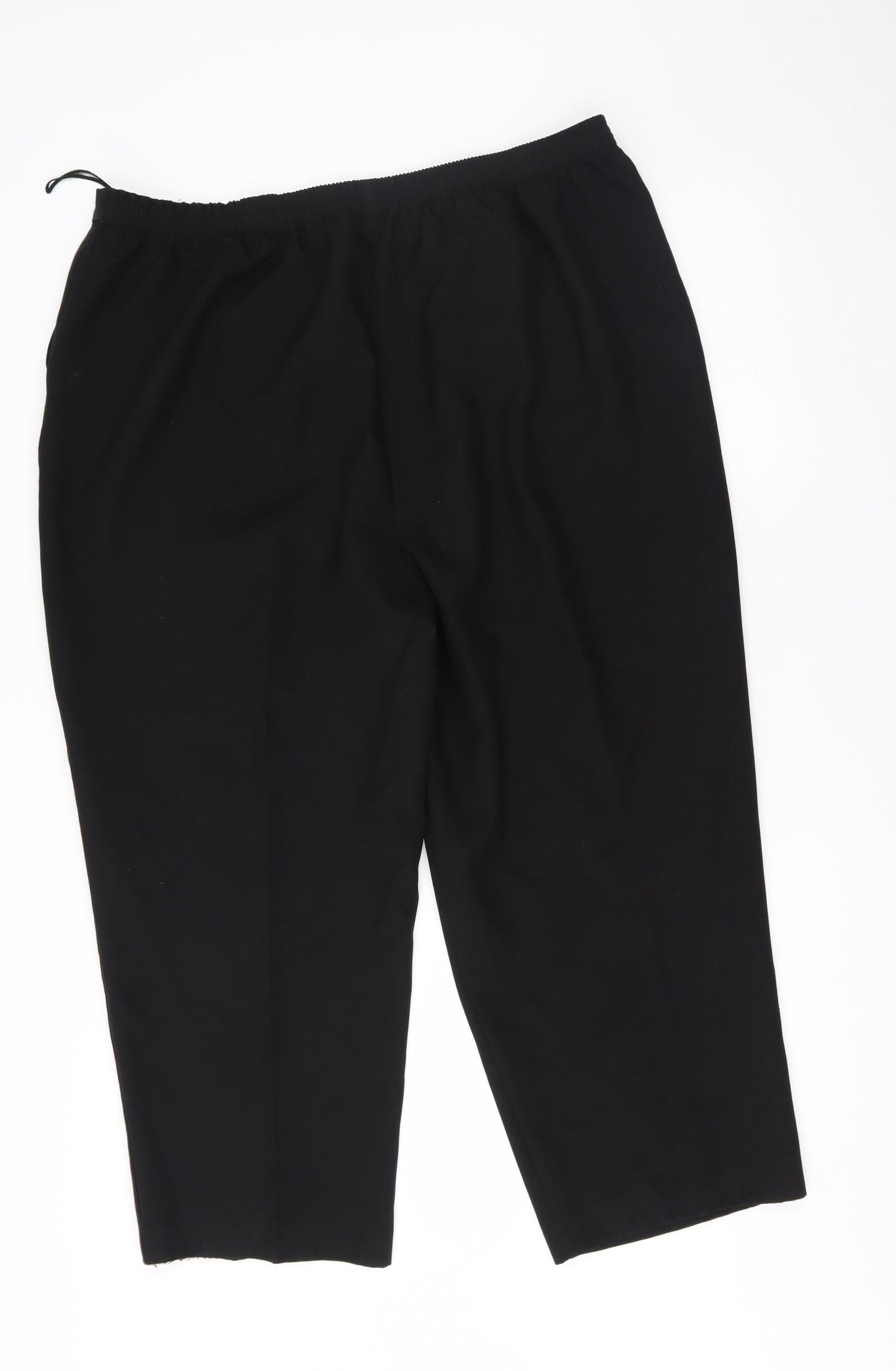 BM Womens Black   Trousers  Size 20 L22 in