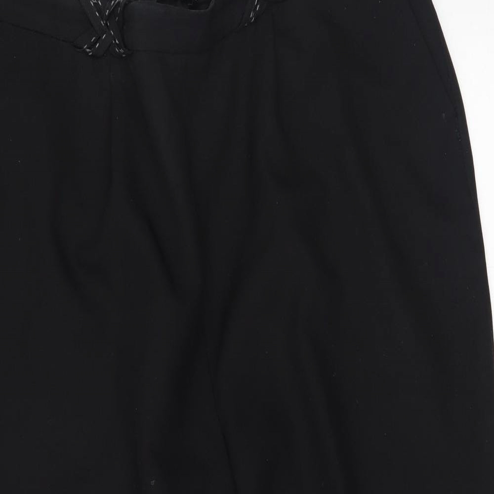 BM Womens Black   Trousers  Size 20 L22 in