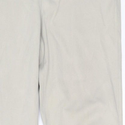 Womens UK Size 14 M&S Regular Fit Bloomer Beige Trousers