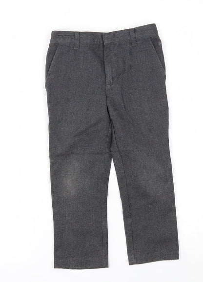 George Boys Grey   Chino Trousers Size 3-4 Years