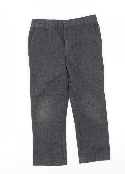 George Boys Grey   Chino Trousers Size 3-4 Years